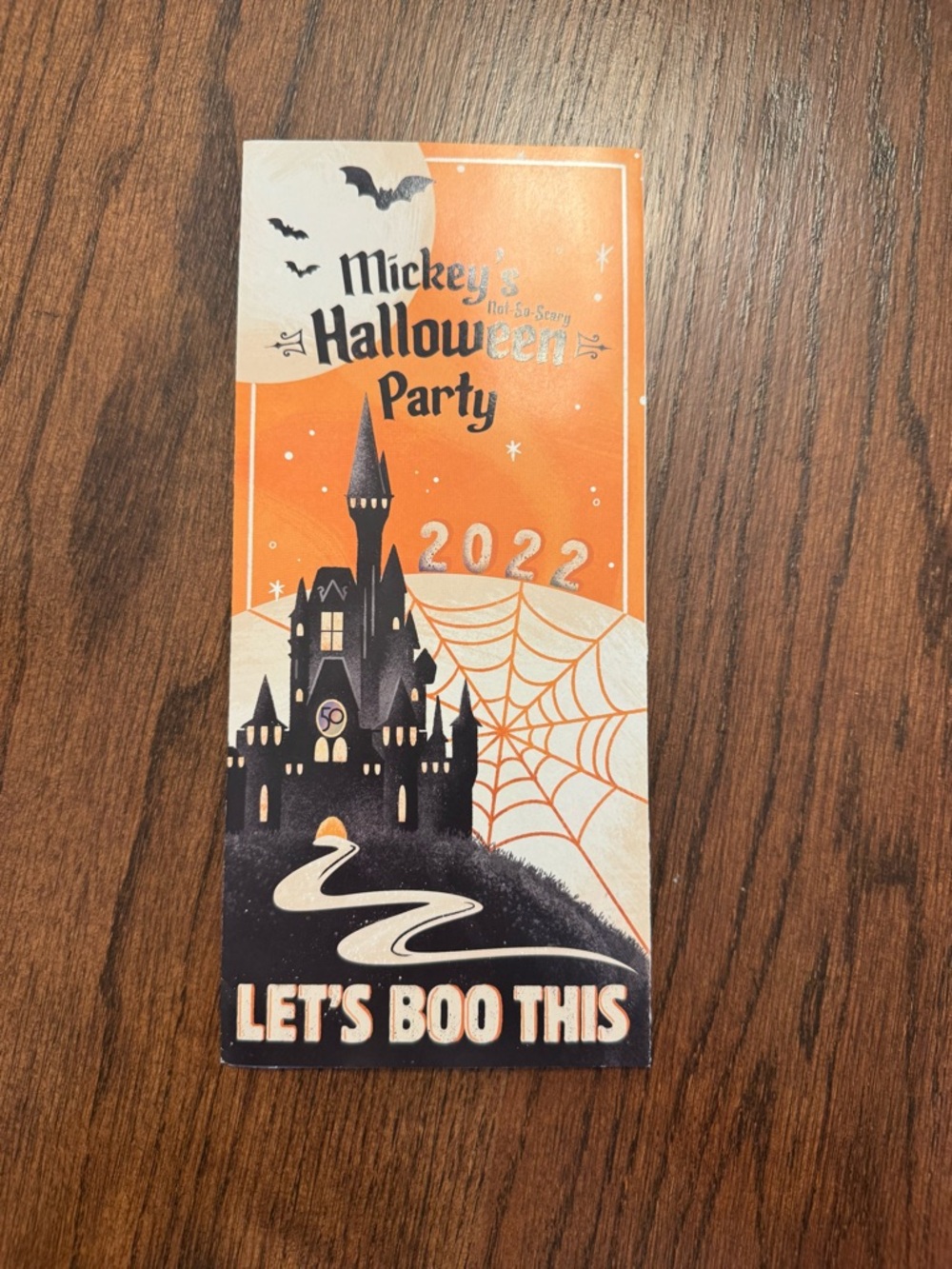 Disney Mickey’s Not So Scary Halloween Party 2022 Magic Kingdom Map